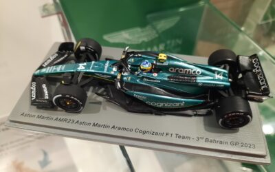 Object in Focus: AMR23 Scale Model, Bahrain Grand Prix