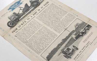 Object in Focus: Light Car and Cyclecar article, 1923